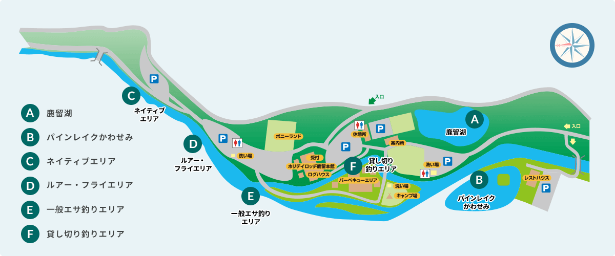 鹿留map